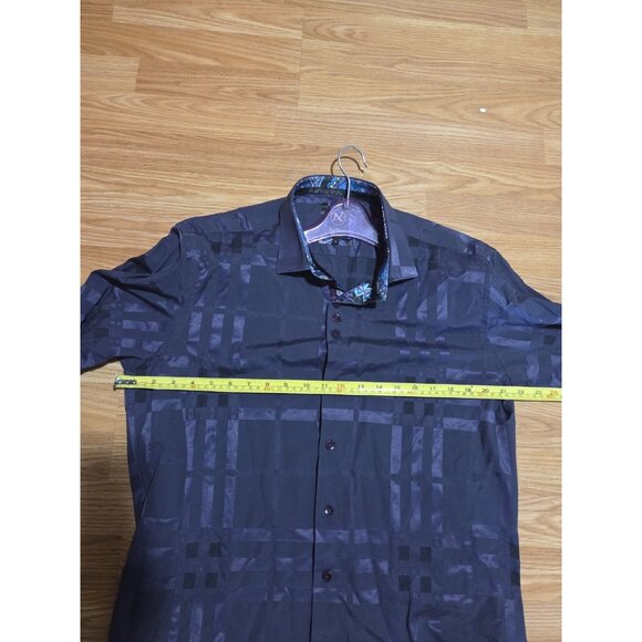 Au Noir Long Sleeves Men Shirt Size 4 Pre-Owned - Picture 8 of 9